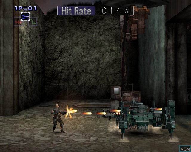 Image in-game du jeu Contra - Shattered Soldier sur Sony Playstation 2