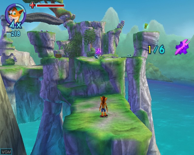 Image in-game du jeu Crash - Mind Over Mutant sur Sony Playstation 2