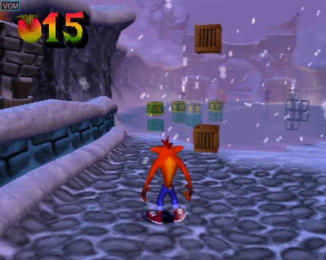 Image in-game du jeu Crash Bandicoot - The Wrath of Cortex sur Sony Playstation 2