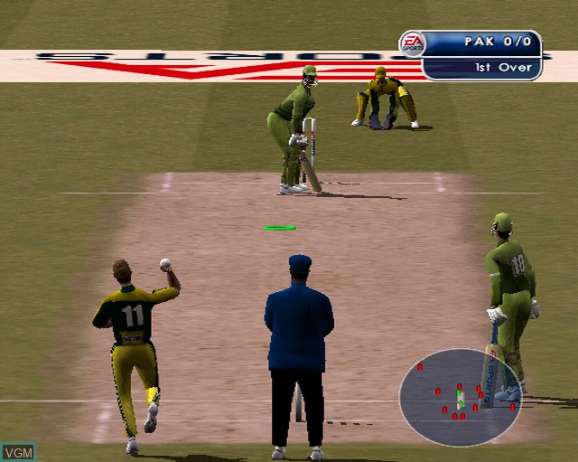 Image in-game du jeu Cricket 2002 sur Sony Playstation 2