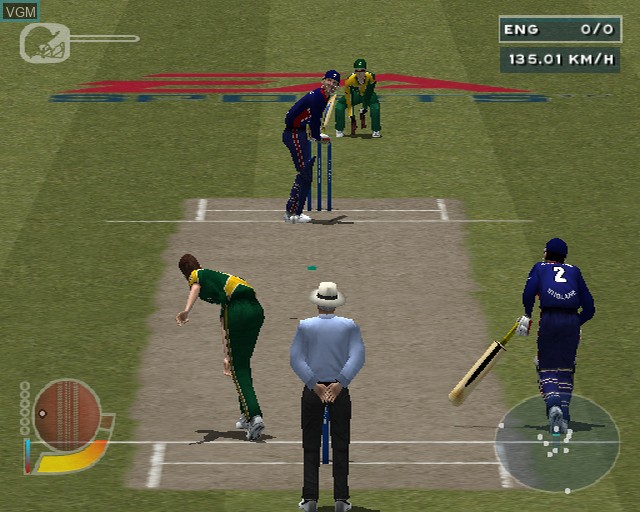 Image in-game du jeu Cricket 2004 sur Sony Playstation 2