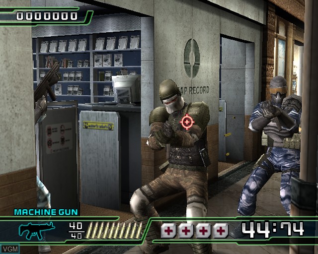 Image in-game du jeu Crisis Zone sur Sony Playstation 2