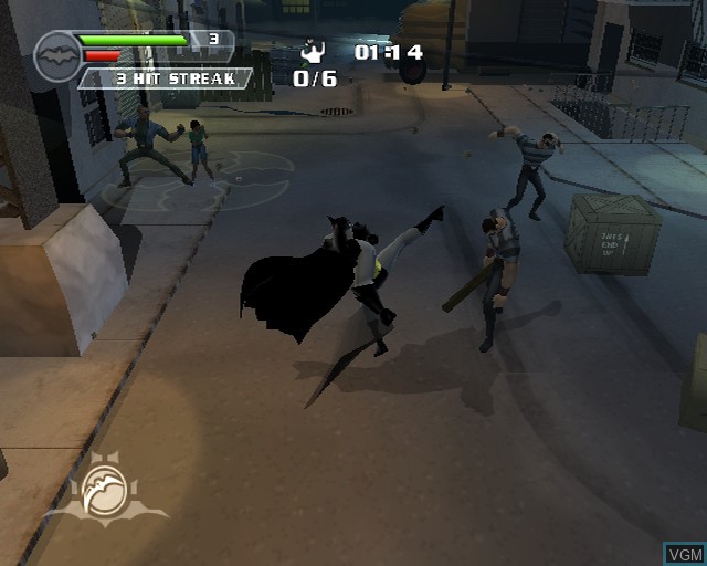 Image in-game du jeu Batman - Rise of Sin Tzu sur Sony Playstation 2