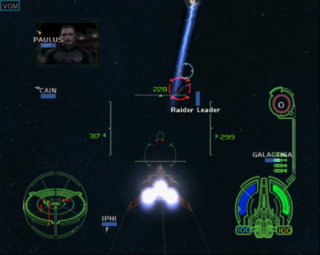 Image in-game du jeu Battlestar Galactica sur Sony Playstation 2