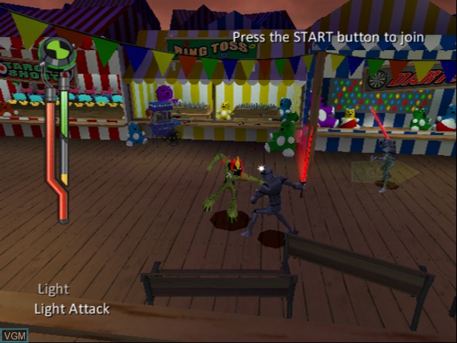 Image in-game du jeu Ben 10 - Alien Force sur Sony Playstation 2