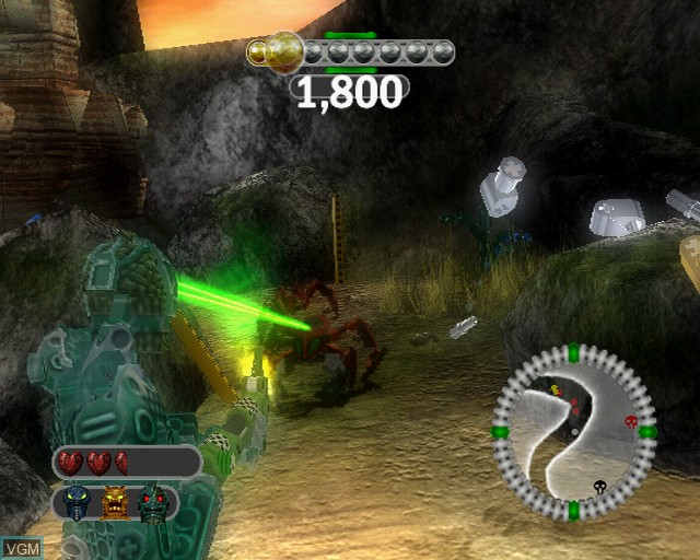 Image in-game du jeu Bionicle Heroes sur Sony Playstation 2