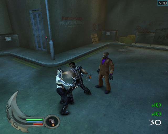 Image in-game du jeu Blade II sur Sony Playstation 2
