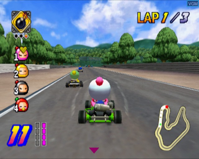 Image in-game du jeu Bomberman Kart sur Sony Playstation 2