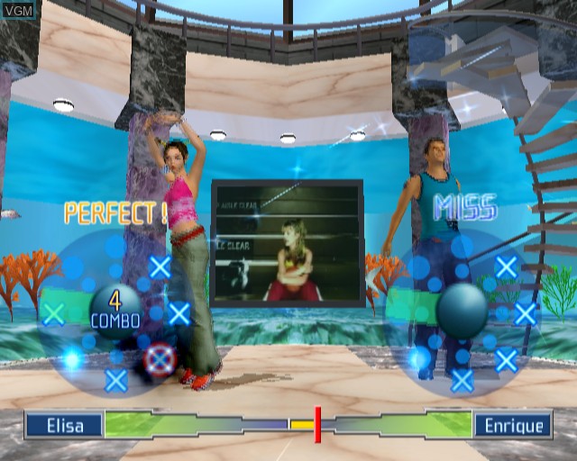 Image in-game du jeu Britney's Dance Beat sur Sony Playstation 2