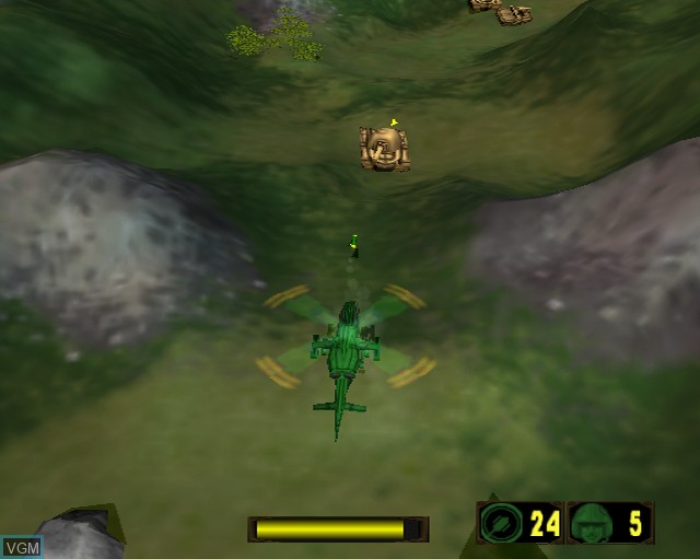 Image in-game du jeu Army Men - Air Attack - Blade's Revenge sur Sony Playstation 2