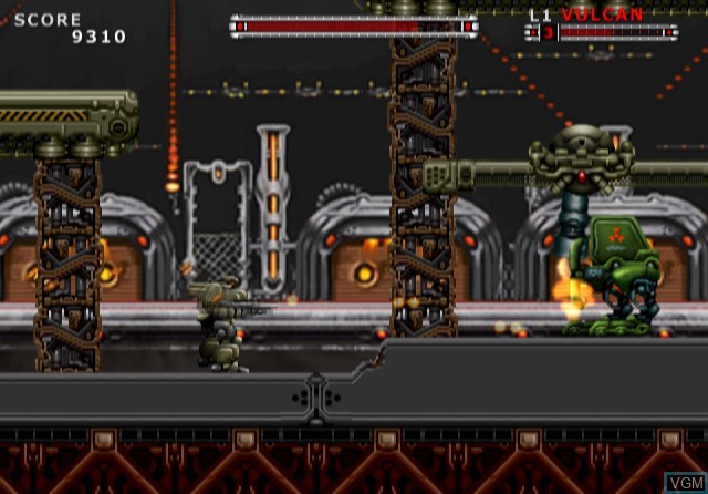 Image in-game du jeu Assault Suits Valken sur Sony Playstation 2