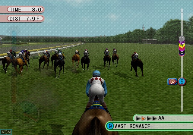 Image in-game du jeu At the Races Presents Gallop Racer sur Sony Playstation 2