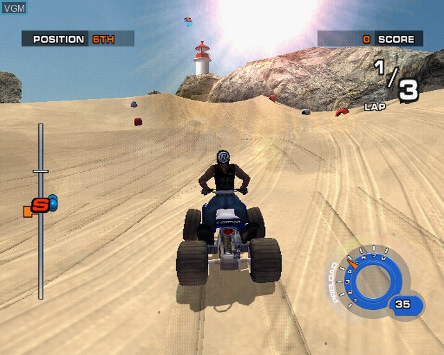 Image in-game du jeu ATV Quad Power Racing 2 sur Sony Playstation 2