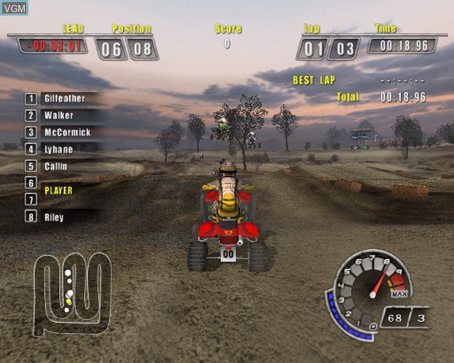 Image in-game du jeu ATV Offroad Fury 4 sur Sony Playstation 2