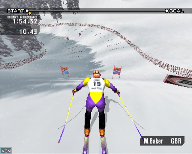 Image in-game du jeu ESPN International Winter Sports 2002 sur Sony Playstation 2