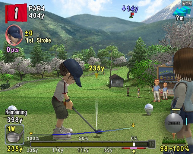Image in-game du jeu Everybody's Golf sur Sony Playstation 2