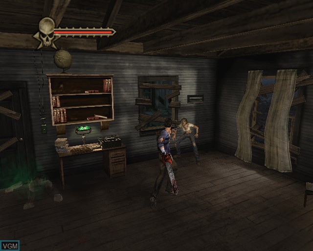 Image in-game du jeu Evil Dead - Regeneration sur Sony Playstation 2