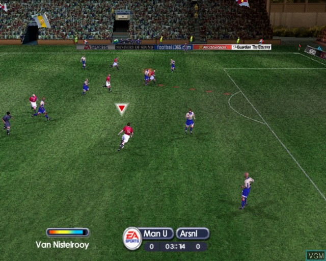 Image in-game du jeu FIFA Football 2002 sur Sony Playstation 2