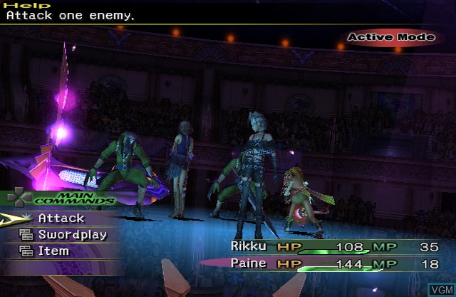 Image in-game du jeu Final Fantasy X-2 sur Sony Playstation 2