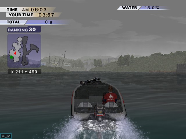 Image in-game du jeu Fisherman's Challenge sur Sony Playstation 2