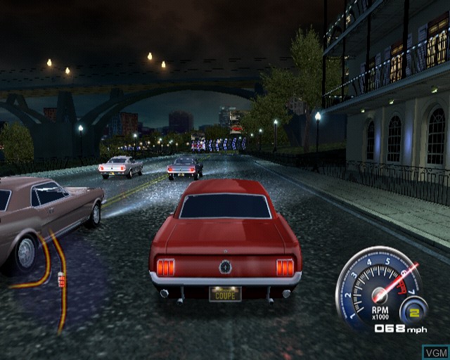 Image in-game du jeu Ford Mustang - The Legend Lives sur Sony Playstation 2