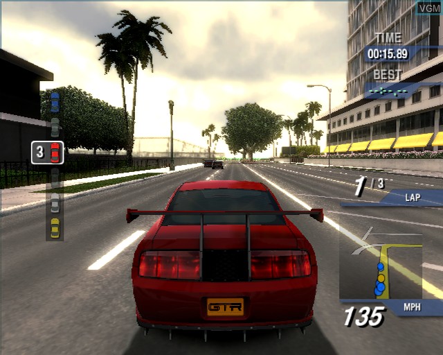 Image in-game du jeu Ford Street Racing sur Sony Playstation 2