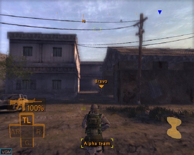 Image in-game du jeu Full Spectrum Warrior sur Sony Playstation 2