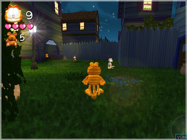 Image in-game du jeu Garfield - Lasagna World Tour sur Sony Playstation 2