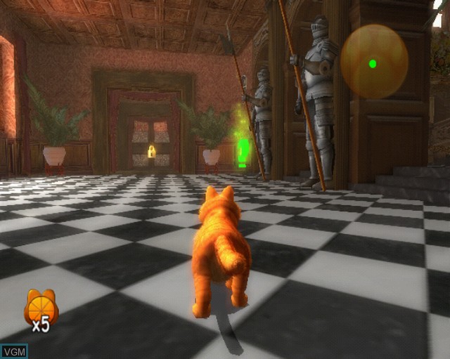 Image in-game du jeu Garfield 2 sur Sony Playstation 2
