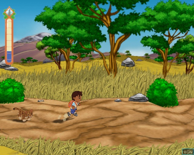 Image in-game du jeu Go, Diego, Go! Safari Rescue sur Sony Playstation 2