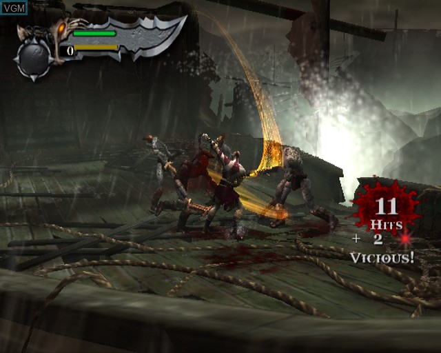 Image in-game du jeu God of War sur Sony Playstation 2