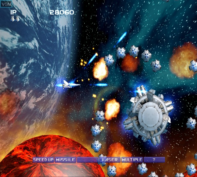 Image in-game du jeu Gradius V sur Sony Playstation 2