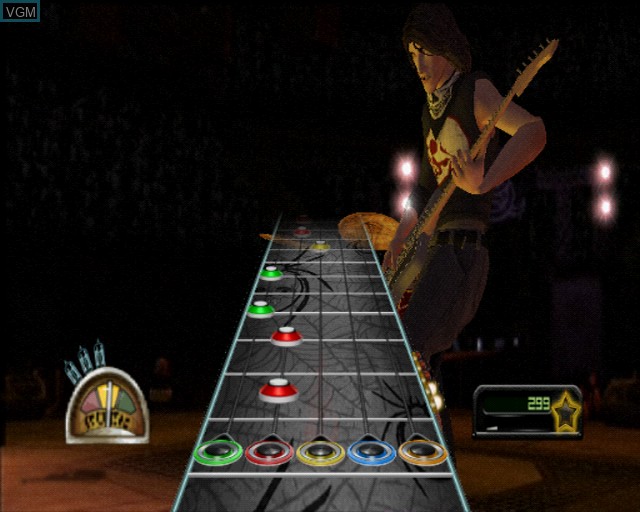 Image in-game du jeu Guitar Hero - Metallica sur Sony Playstation 2