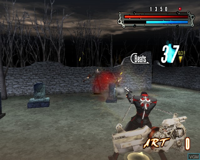 Image in-game du jeu Gungrave - Overdose sur Sony Playstation 2