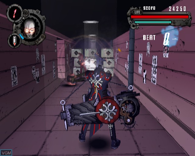 Image in-game du jeu Gungrave sur Sony Playstation 2