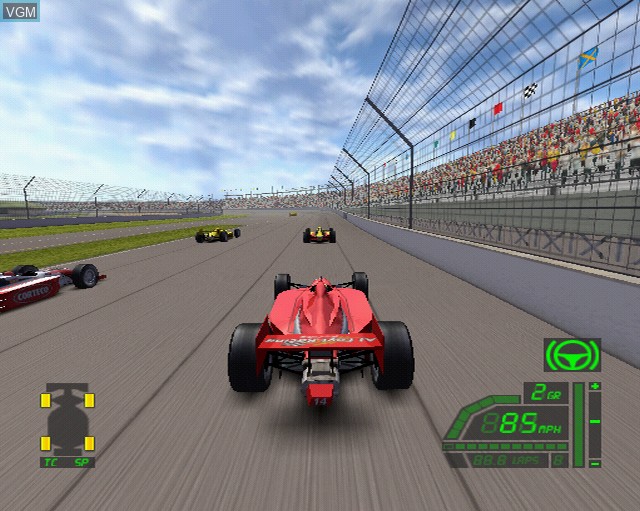 Image in-game du jeu IndyCar Series sur Sony Playstation 2