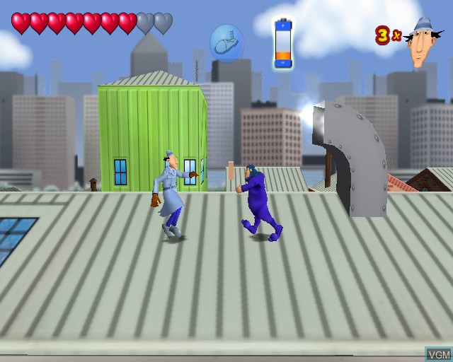 Image in-game du jeu Inspector Gadget - Mad Robots Invasion sur Sony Playstation 2