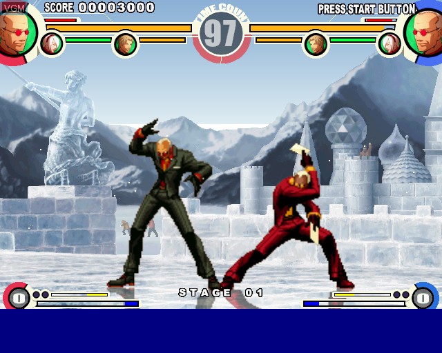 Image in-game du jeu King of Fighters XI, The sur Sony Playstation 2