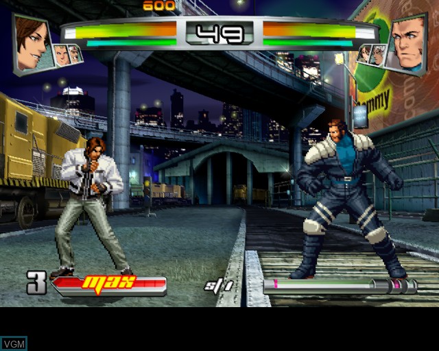 Image in-game du jeu King of Fighters NeoWave, The sur Sony Playstation 2