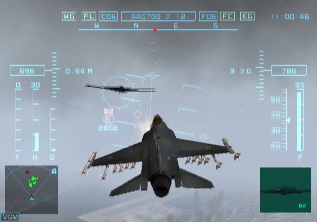 Image in-game du jeu Lethal Skies II sur Sony Playstation 2