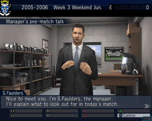 Image in-game du jeu Let's Make a Soccer Team! sur Sony Playstation 2