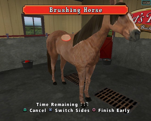 Image in-game du jeu Let's Ride - Silver Buckle Stables sur Sony Playstation 2
