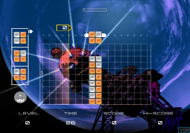 Image in-game du jeu Lumines Plus sur Sony Playstation 2