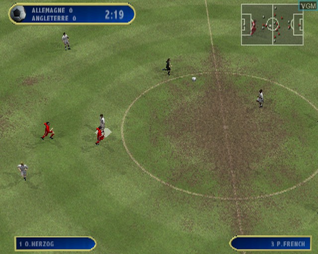 Image in-game du jeu Marcel Desailly Pro Football sur Sony Playstation 2