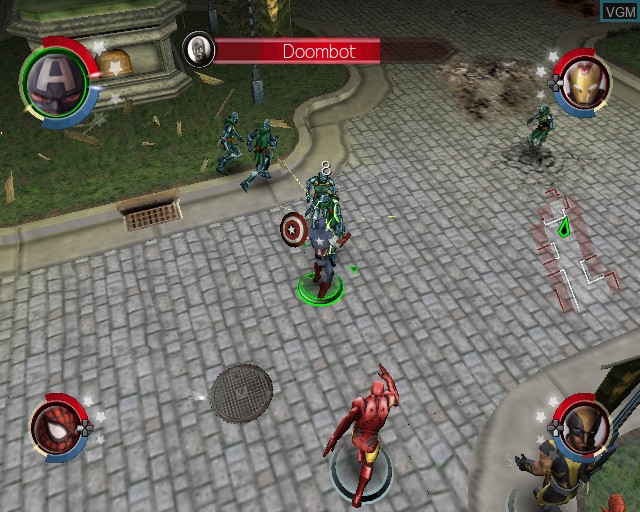 Image in-game du jeu Marvel - Ultimate Alliance 2 sur Sony Playstation 2
