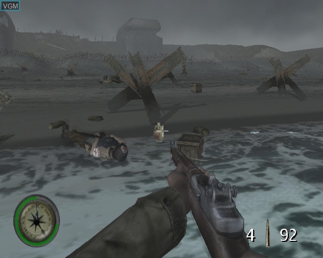 Image in-game du jeu Medal of Honor Frontline sur Sony Playstation 2