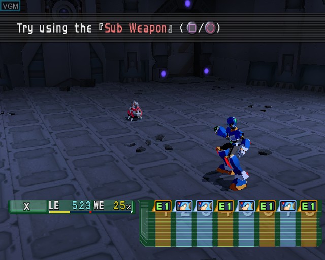Image in-game du jeu Mega Man X - Command Mission sur Sony Playstation 2