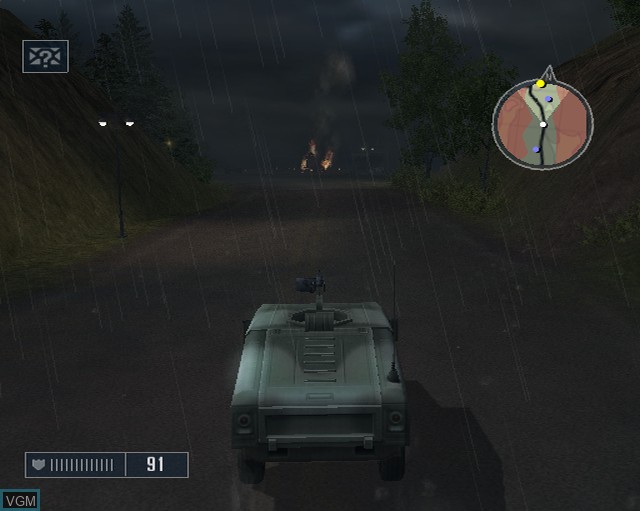 Image in-game du jeu Mercenaries - Playground of Destruction sur Sony Playstation 2