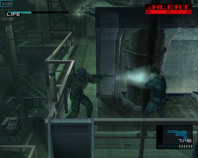 Image in-game du jeu Metal Gear Solid 2 - Sons of Liberty sur Sony Playstation 2