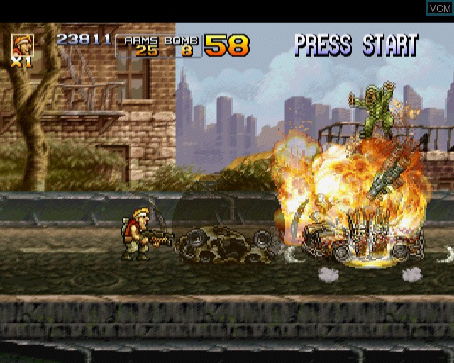 Image in-game du jeu Metal Slug 4 sur Sony Playstation 2